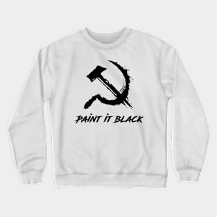 Paint it Black Hammer and Sickle Crewneck Sweatshirt